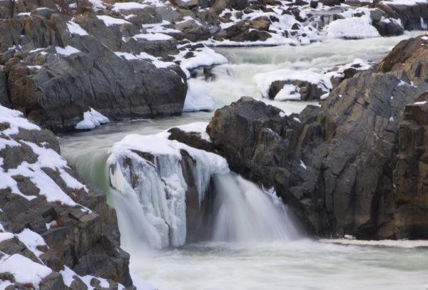 'Winter at Great Falls' by Cathrine Sasek.