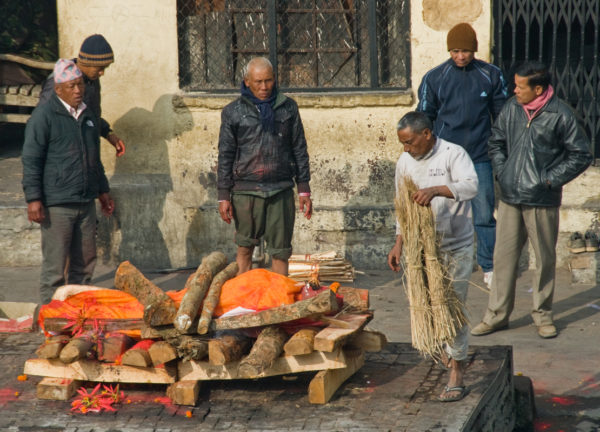 Pashtupatinath: ghat